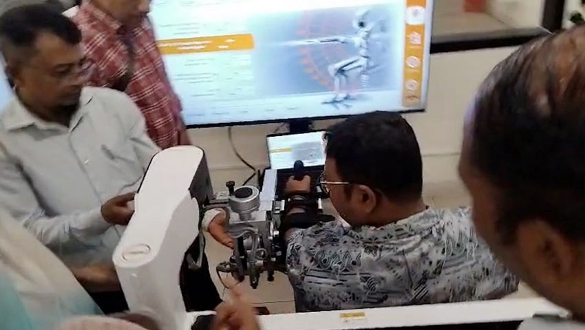 দেশের প্রথম অত্যাধুনিক রোবোটিক পুনর্বাসন কেন্দ্র উদ্বোধন 